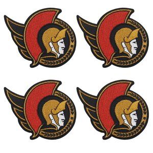 4 Ottowa Senators Embroidered Patches